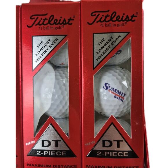 Titleist DT 2-Piece #1 Golf Balls ~ One Dozen ~ NEW ~ Unopened ~ Sponsor Logo - Picture 5 of 6